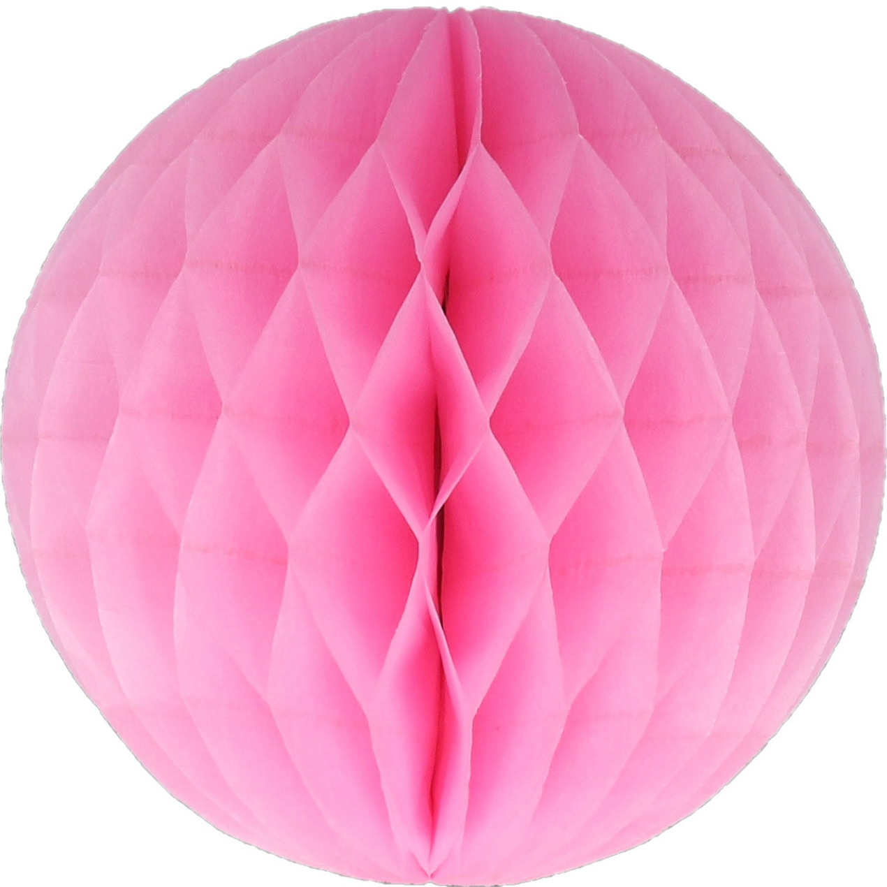 1x Papieren kerstballen roze 10 cm kerstversiering