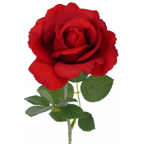 Carol kunst roos rood 37 cm