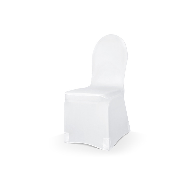 Universele witte elastische stoelhoes 50 x 105 cm