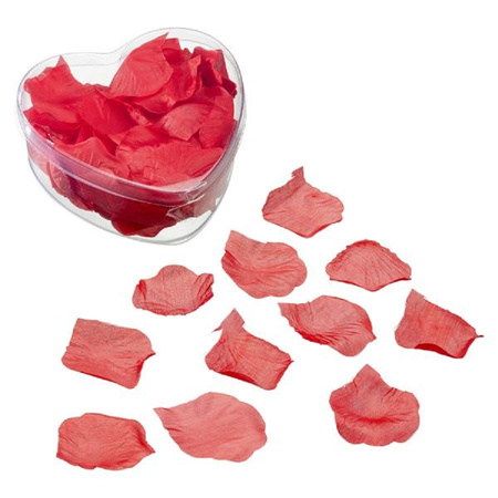 100x rozenblaadjes rood voor Valentijn of bruiloft