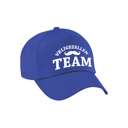 1x Blue Vrijgezellen Team cap for adults