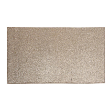 1x Glitter placemats brown/gold 44 x 29 cm