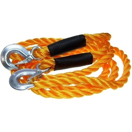Car towing cable up to 5000 kg orange