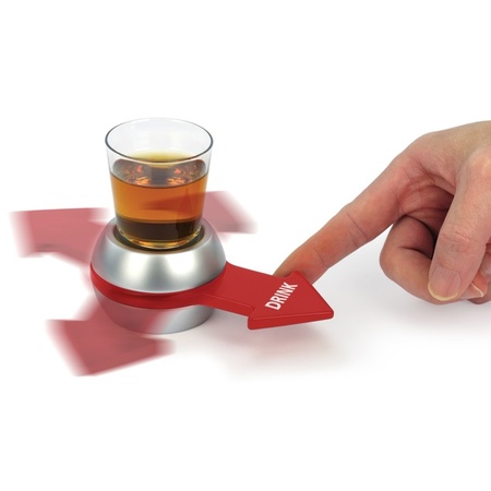 Drinking/booze game shot spinner
