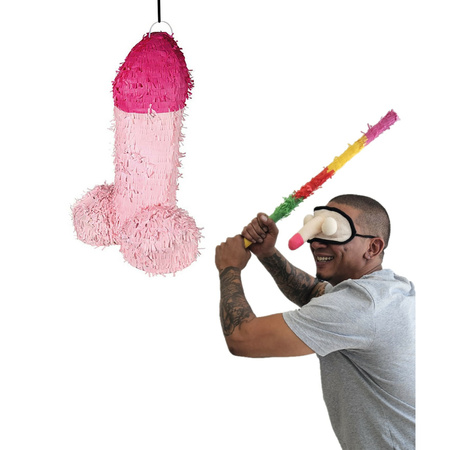 Pinata party pack - paper - Dick theme - 46 x 30 cm - Bachelor party articles