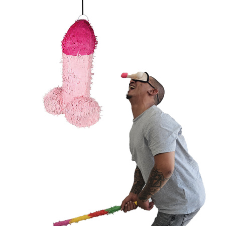 Pinata party pack - paper - Dick theme - 46 x 30 cm - Bachelor party articles
