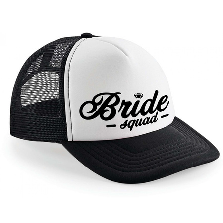 Bachelorette party ladies caps package - 1 x Bride to Be pink + 9x Bride Squad black